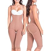 MARIAE FAJAS Tummy Control Shapewear Bodysuit Colombian Open Bust Body Shaper