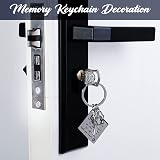 Cerolopy Pet Memorial Keychain Angel with Paws Stainless Steel view 6