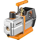 NAVAC NP7DP2 HVAC Vacuum Pump - 7 CFM, 15 Microns, A2L Compatible | Pro Series dual-stage AC vacuum pump is A2L compatible and delivers 7 CFM flow with a 15-micron ultimate vacuum.