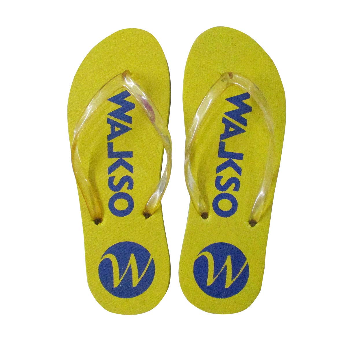 Buy Walkso Women Yellow & Blue Daily Slippers at Amazon.in
