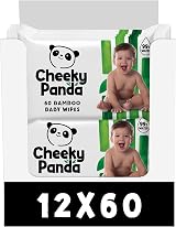 The Cheeky Panda Bamboo Biodegradable Baby Wipes Multipack 99% Pure Water