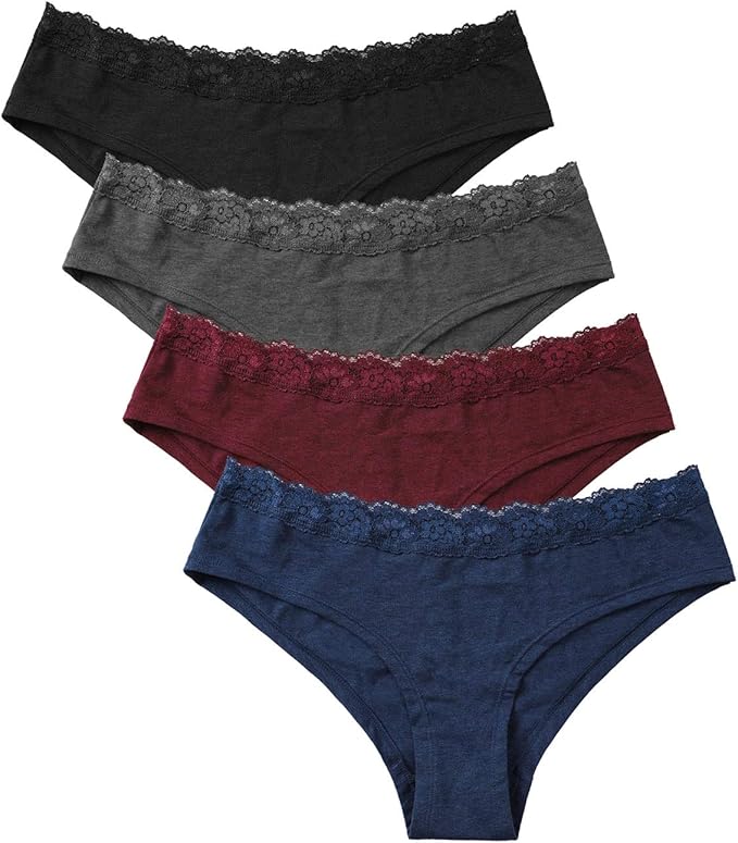 beautyin Bikini Hipster for Women Brazilian Panties Breathable