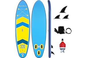 FEATH-R-LITE Stand Up Paddle Board Inflatable,SUP Board for Adults,Standup Paddleboards with SUP Board Accessories,Suitable for Surf Fishing Yoga
