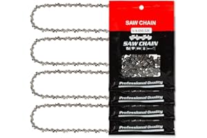 14 Inch Chainsaw Chain, RAINHOL Chainsaw Blade, 52 Drive Links, 3/8" LP Pitch .050" Gauge, Fits Husqvarna, Craftsman, Echo, Poulan, Ryobi and More (4 Pack)