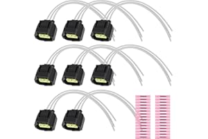 TUCKBOLD 8 Pcs Ignition Coil Connector Plug Harness for RAM for JEEP Ignition Coilpack Female Connector Plug Harness Pigtail 