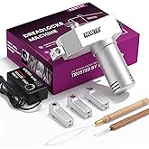 NEWTRY Dreadlocks Machine, 6/8/10mm Instant Loc Maker, for Synthetic Hair | Speed Adjustable, Dual Needles, Fast &amp; Easy DIY, Portable, Multiple Tools &amp; Practice Wig Included, for Hair Extensions Only