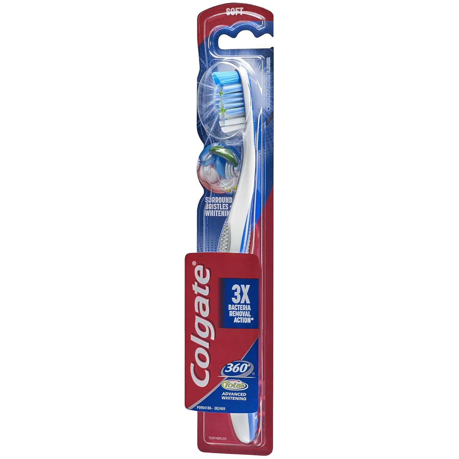 Colgate 360 Total Advanced Full Head Toothbrush, Soft (1 Pack) : Beauty
