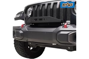 EAG Winch Mounting Plate 15,500 Lb Capacity Mount Bracket Recovery Winch Fit for 18-22 Wrangler JL