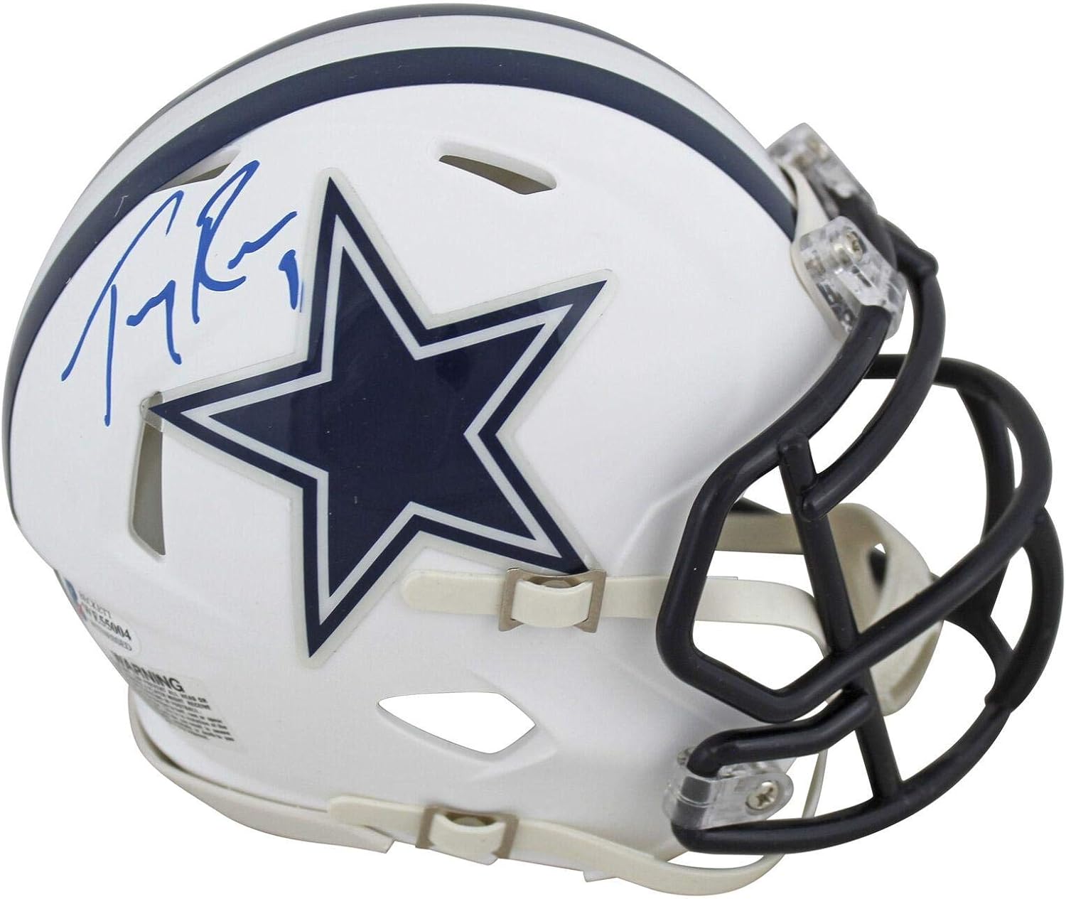 tony romo signed football