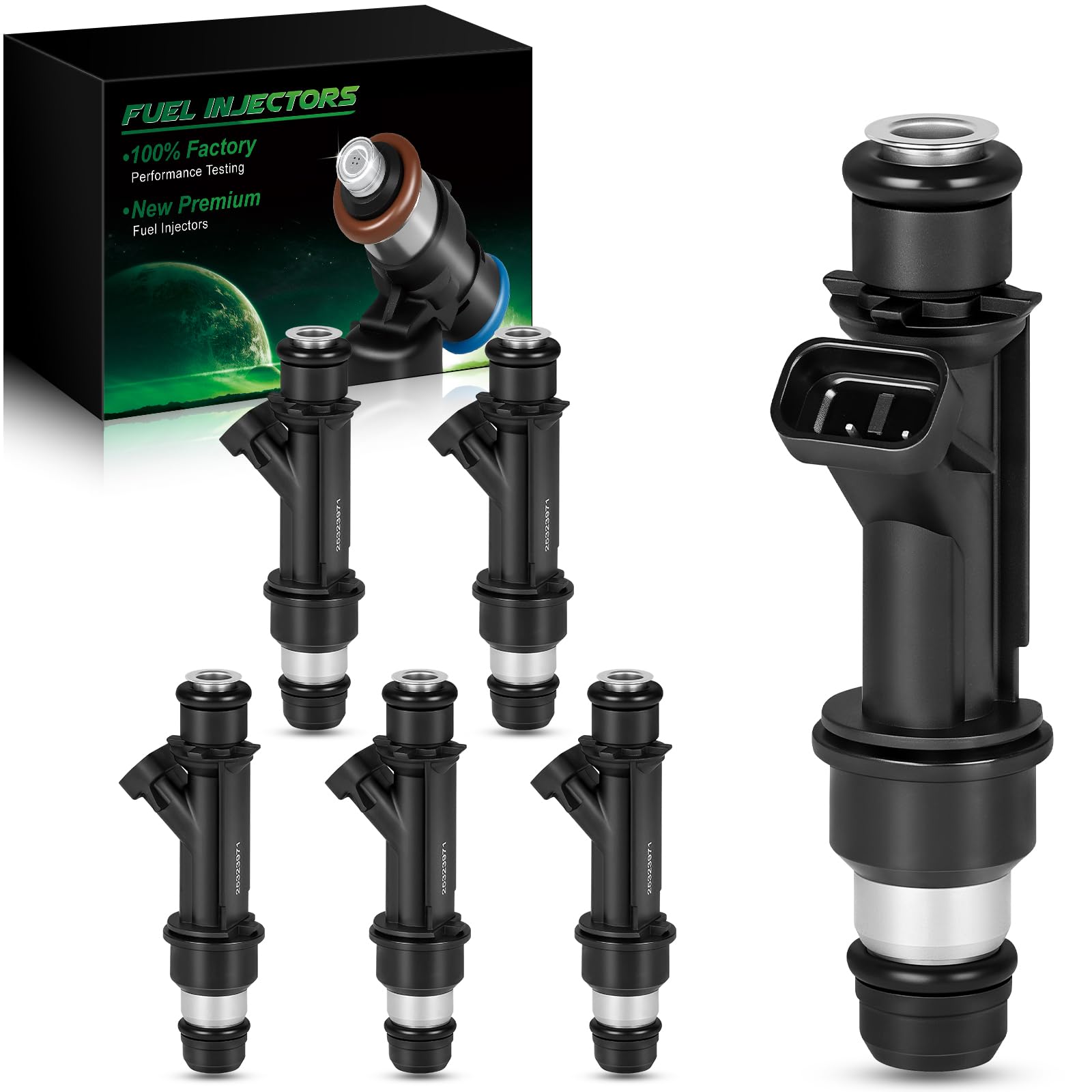 Photo 1 of SZKAIDAG 25323971 Fuel Injectors Fits 00-05 For:-Chevy Impala Venture Monte Carlo Malibu For:-Buick Century For:-Pontiac Aztek Montana Grand Am Prix For:-Oldsmobile Alero Silhouette 3.1L 3.4L 6 Pcs