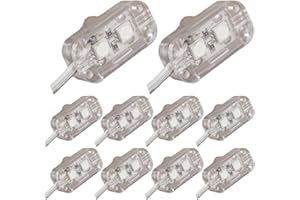 LED Lifhts, 10Pcs LED Modules White 19.7ft 10LED Light Replacement Decorative Light for Halloween Inflatables Decorations Let