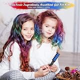 LAWOHO Hair Chalk Comb 6 Colors Temporary Dye for Adults Kids Halloween view 6