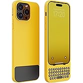 Clicks Keyboard for iPhone 14 Pro – Keyboard Case for Premium Typing Experience – Faster, Accurate Typing, Charge as Normal – Bumblebee