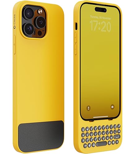 Clicks for iPhone 14 Pro バンブルビー イエロー 黄 Amazon.com: Clicks Keyboard for iPhone 14 Pro Max – Keyboard Case