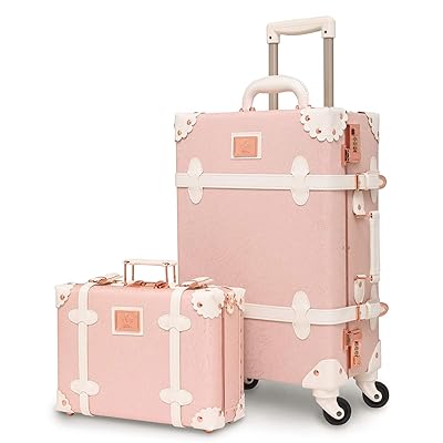 urecity Womens Cute Pink Vintage Trolley Luggage Philippines Ubuy