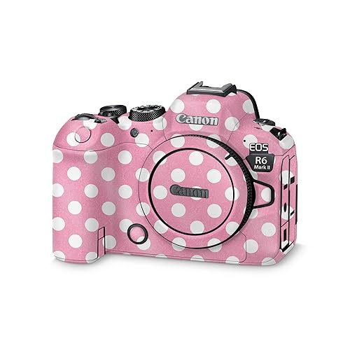 Glossy Glitter Camera Skin Compatible with Canon EOS R6 Mark II Camera (2022) - Mini Dots - Premium 3M Vinyl Protective Wrap Decal Cover - Easy to Apply | Crafted in The USA by MightySkins - Amazon deal for $31.77