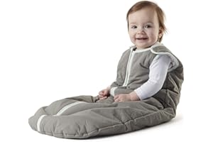 baby deedee Sleep Nest Warm Baby Sleeping Bag fits Newborns and Infants, Gray Lagoon, Medium (6-18 Month)