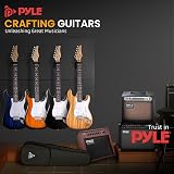 Pyle Left-Handed Beginner Acoustic Guitar Kit 1/4 Junior Size 76 cm view 7