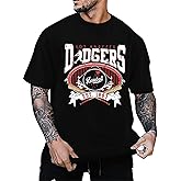 Baseball Shirts for Men Game Day Baseball Fan Shirt Mens Casual Baseball Team Short Sleeve Tees