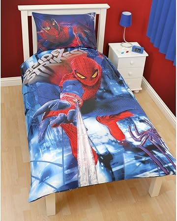 spiderman single bedding set