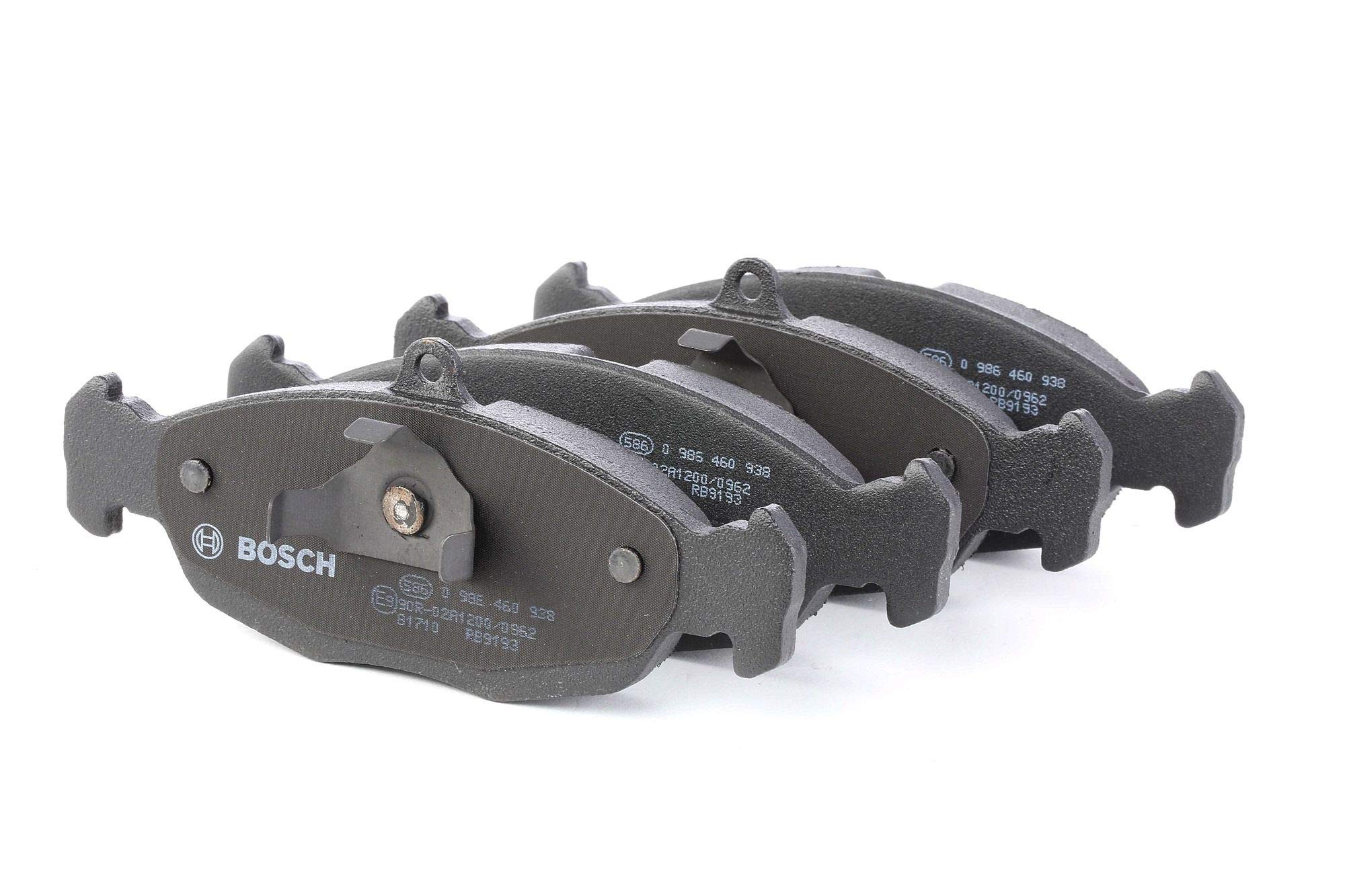 Bosch BP508 - Brake Pads Car Front Axle - Bosch Quality - Reduced Noise and Dust - ECE-R90 Certified - Copper-Free - 1 Set of 4 Pads