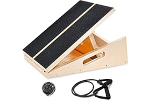 MUCITAGF Professional Slant Board, Adjustable Incline Board and Calf Stretcher, Slant Board for Calf Stretching, Calf Stretch Board