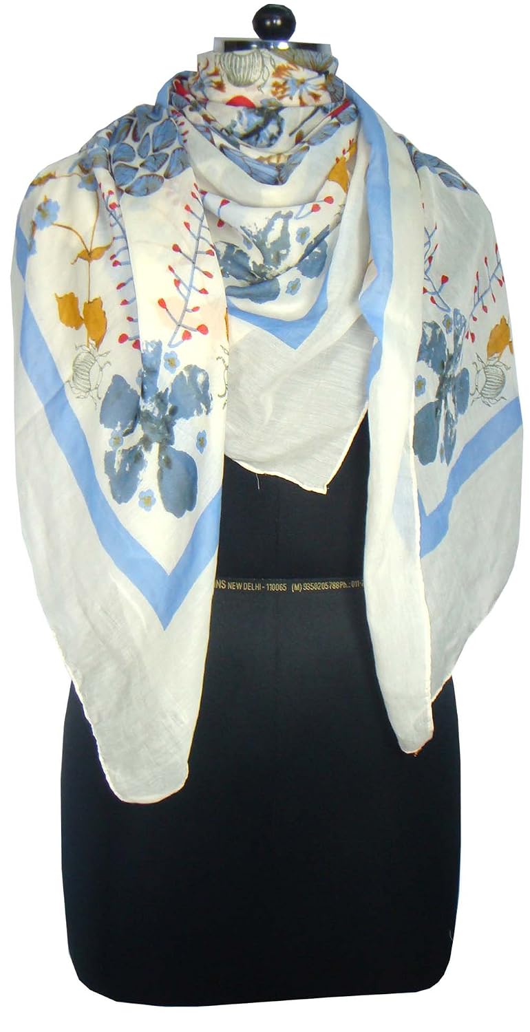 new fashion red floral & multi colour print scarves raksha bandhan special