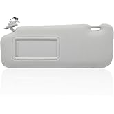 NHILES Left Driver Sun Visor Compatible with Mazda CX-9 2010-2015 | Color:Gray,Replacement # TD11-69-320C-75 TD12-69-320C-75