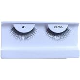 10 Pairs 100% Human Hair False Eyelashes Natural Black #1