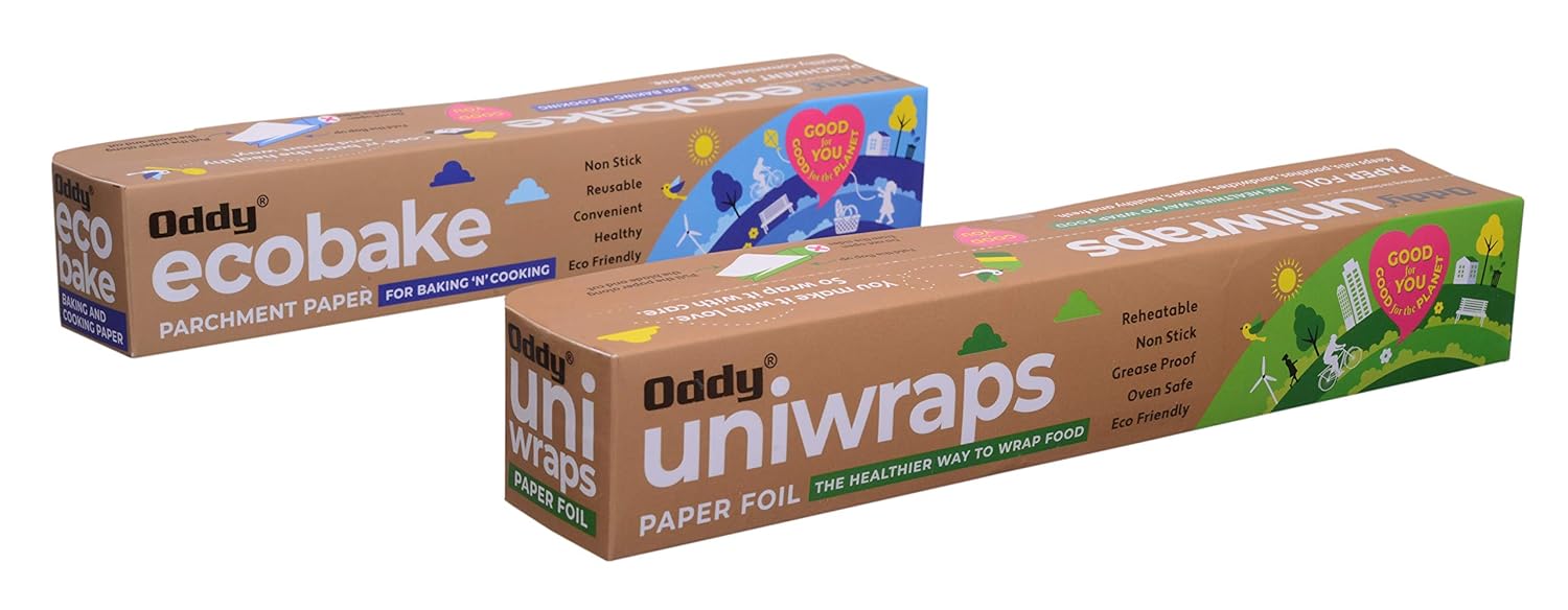 Buy Oddy Uniwraps Food Wrapping Paper 11" x 20 Mtrs & Oddy Ecobake