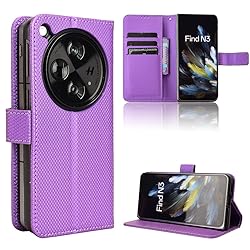 Elubugod Compatible with OnePlus Open Leather Case