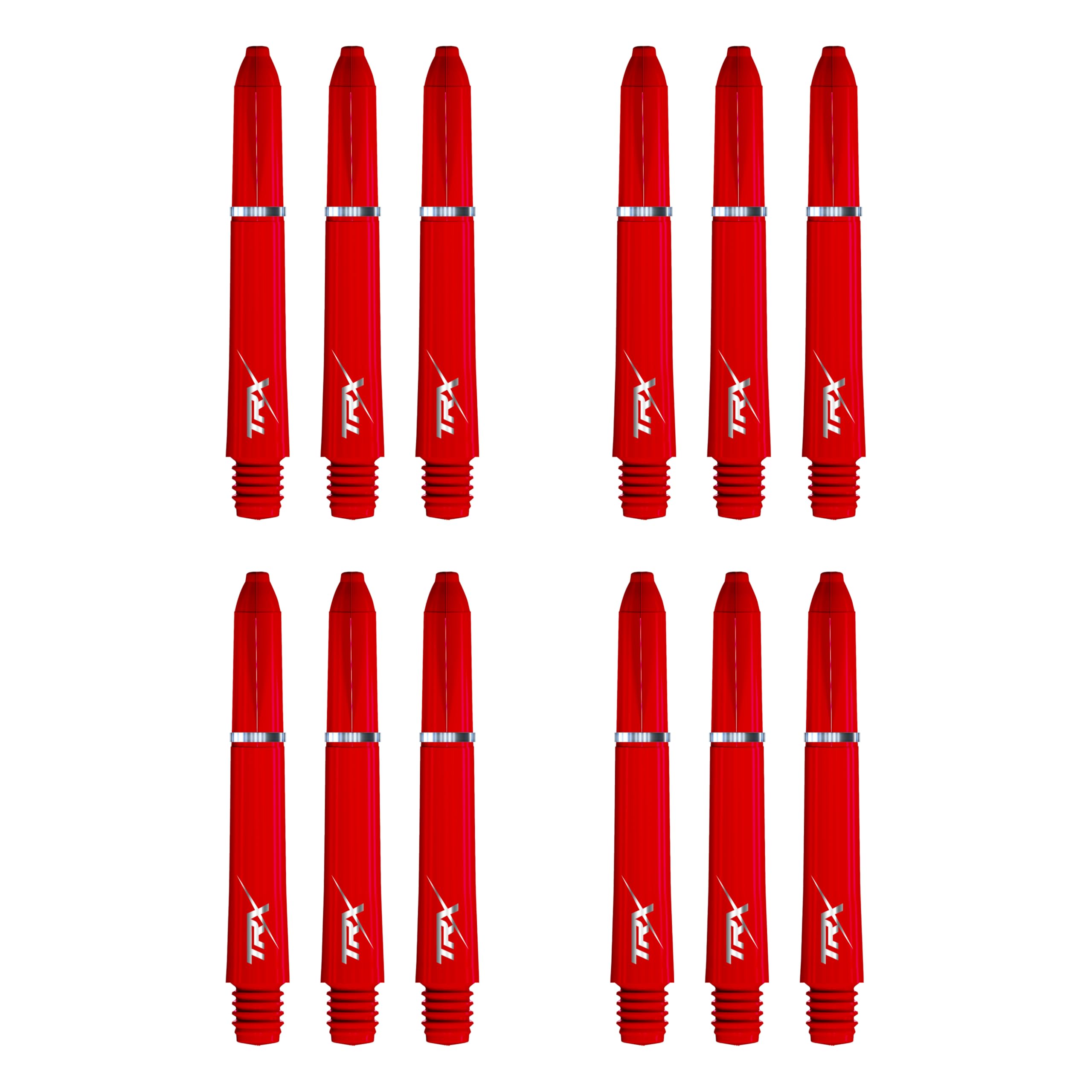RED DRAGON TRX Short Red Stems - 4 sets per pack (12 stems in total)