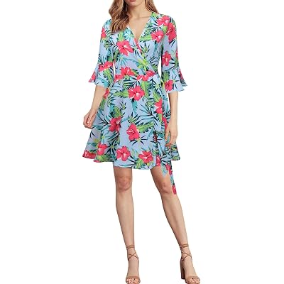 sachin and babi light blue dress Halter A-Line Chiffon Irregular Hem Midi Dress