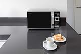 Sharp R860SLM 25L Combi Microwave Oven 900W Silver Flatbed Grill view 2