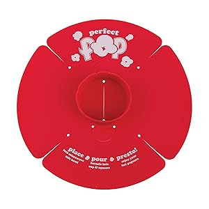 Progressive International PS-88 Prep Solutions Popcorn Maker, Small, Red