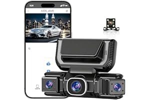 360° Car DVR WiFi 4Channels Dash Cam Video Recorder,1080P FHD CarDash Camera,Dash Cam Front and Rear,Full View Car Dashcam Sy