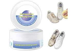 Multi-Functional Stain Removal Cream,Shoe Cleaning Cream,Multi Purpose Clean Cream,White Shoe Cleaning with Sponge,White Shoe