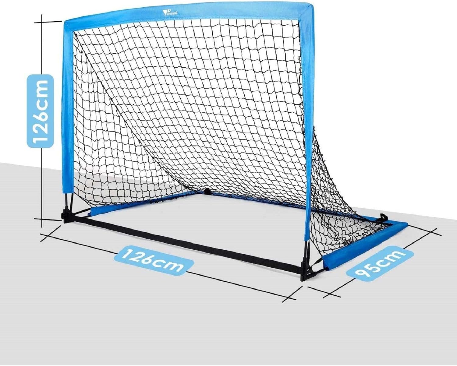 amzdeal Portable Soccer Goal Soccer Nets for Backyard Easy Fold-up Soccer Training Games for Kids and Teens, Set of 2 with Carry Bag : Sports & Outdoors