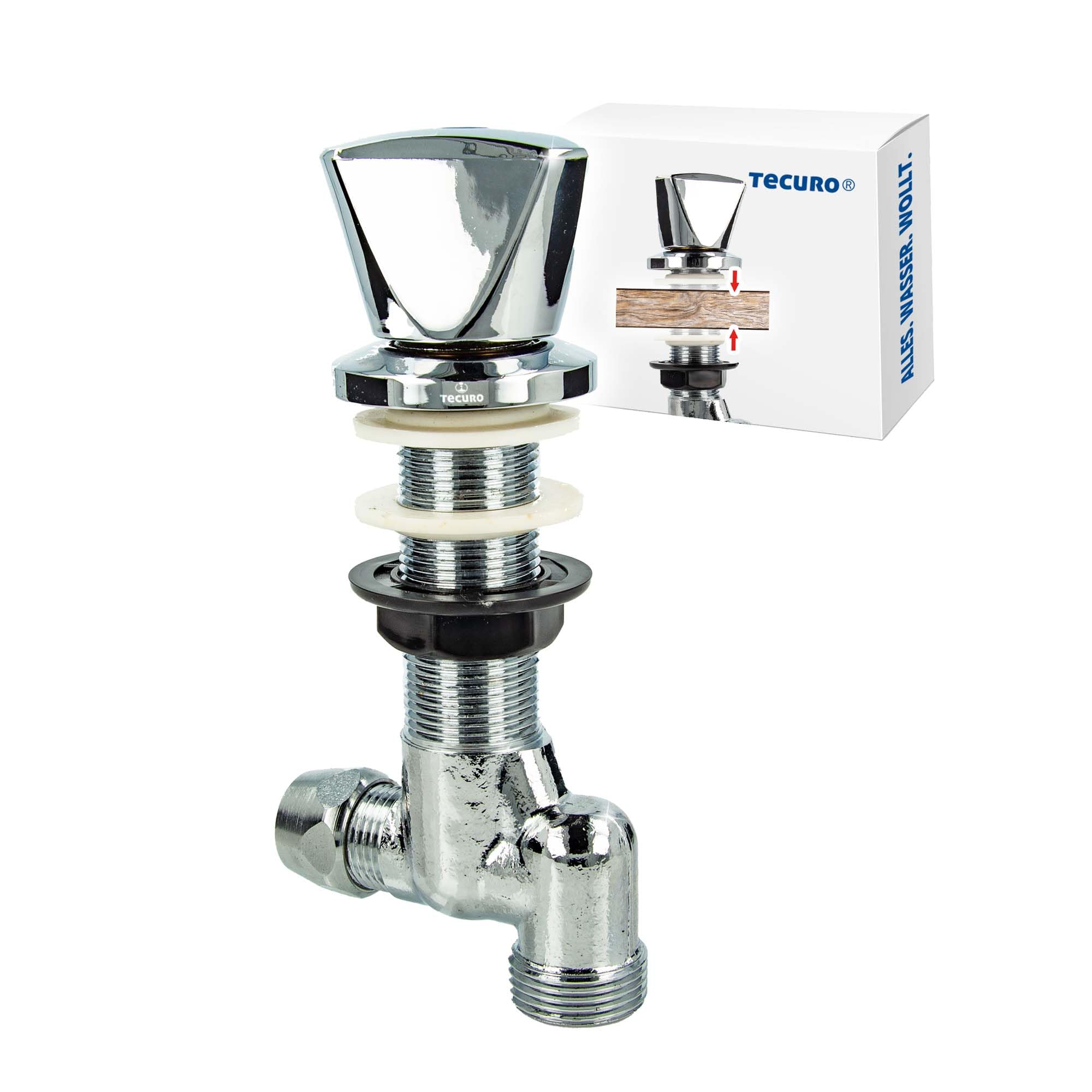 Tecuro Sanitop-Wingenroth Under-Sink Device Valve for Security Devices
