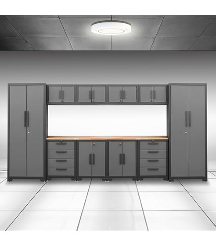 Amazon.com: Torin Garage Storage Cabinets System, 9 Piece Workshop