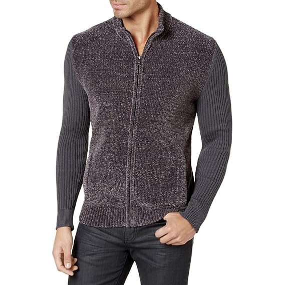 mens chenille cardigan