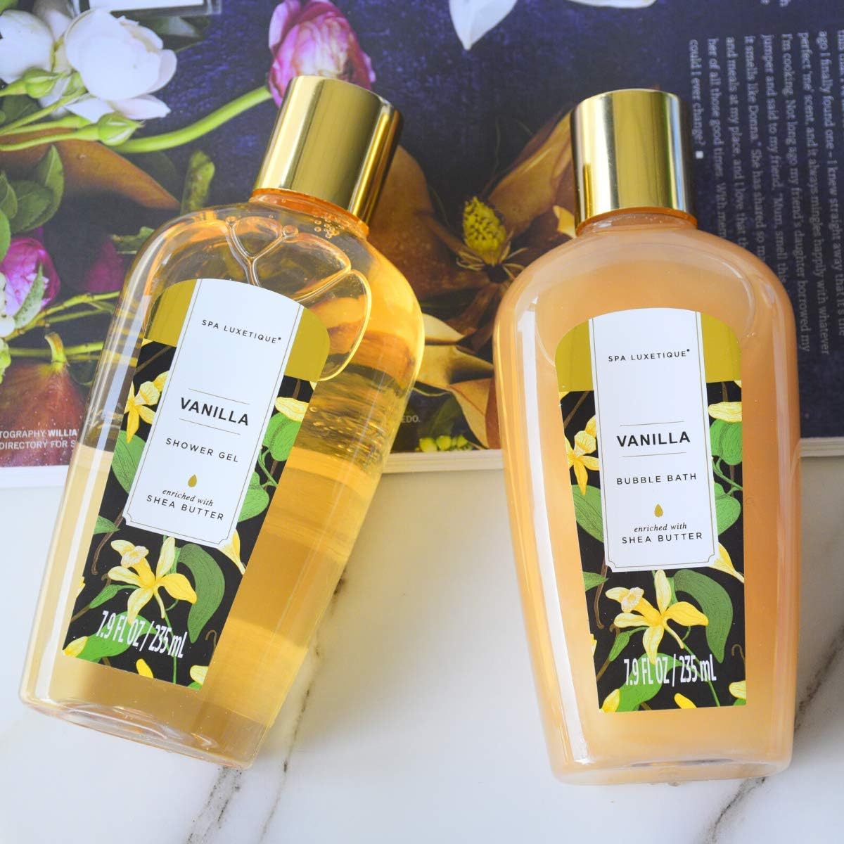 Birthday Gifts for Her-Spa Luxetique Spa Gift Set 10pcs Vanilla Bath Gift Set including Bubble Bath, Bath Bombs, Hand Cream - Image 4