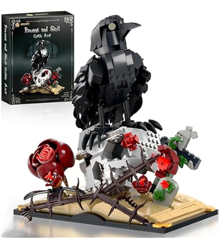 Amazon.com: Raven Bird Building Blocks Set, MOC-217187 Animal Bird