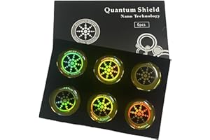 SJHPLZJYER 6 Pieces of Cell Phone Protection Neutralizers Stickers, Blockers Equipment Stickers for All Phones Tablets Laptops Computer WiFi All Devices Gold