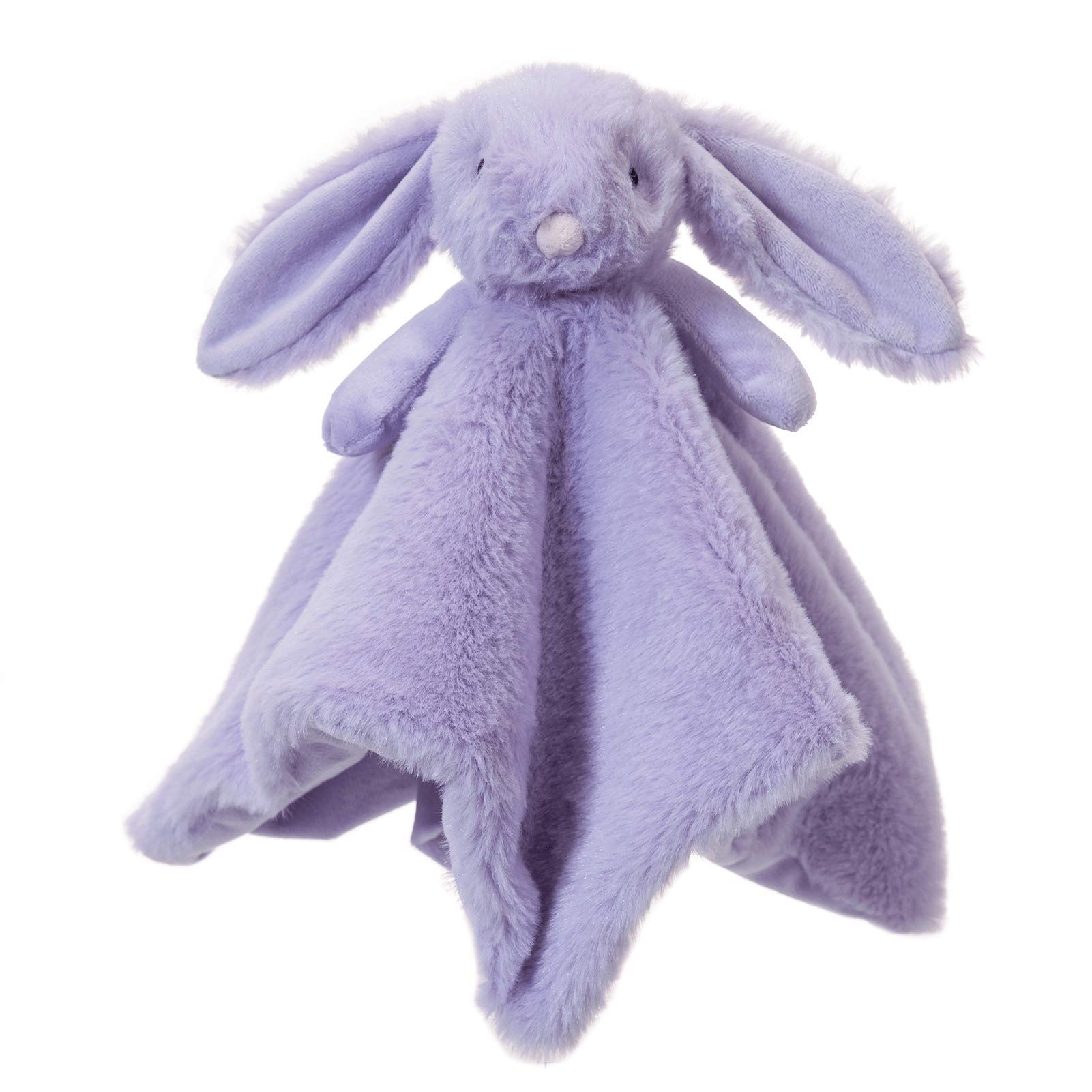 Apricot Lamb Stuffed Animals Purple Bunny Rabbit Comforter Blanket Security Infant Nursery Character Blanket Luxury Snuggler Plush Baby Lovey(Purple Bunny)