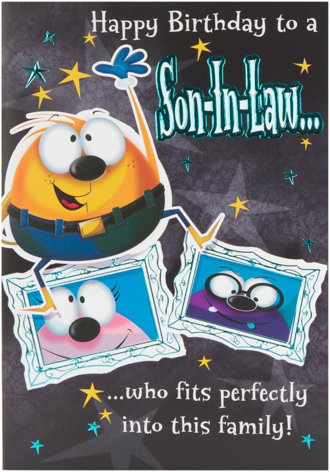 Hallmark Birthday Card For Son In Law Perfect Fit Medium Amazon co 