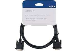 Insignia 1.8m (6 ft.) Replacement VGA Monitor Cable (NS-PV06501-C)