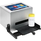 Phezer Automatic Continuous Inkjet Coding Machine for Small Business with Original Quick-Drying Ink Cartridge, Intelligent Printer for Production Date/Time/Barcode/QR Code/Logo (7-Inch Touch Screen)