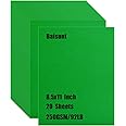 Baisunt 20 Sheets Green Cardstock Thick Blank Craft Paper for DIY Art Project, Scrapbook, Cards and Invitations Making(8.5 x 