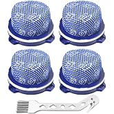 4 Pack Jet 75 Vacuum Filters Cleaner Replacement Parts, Compatible with Samsung Jet 70 70+ 75 75+ 90 60 and VS9000RL Washable Micro Filter Part No. DJ97-02649A